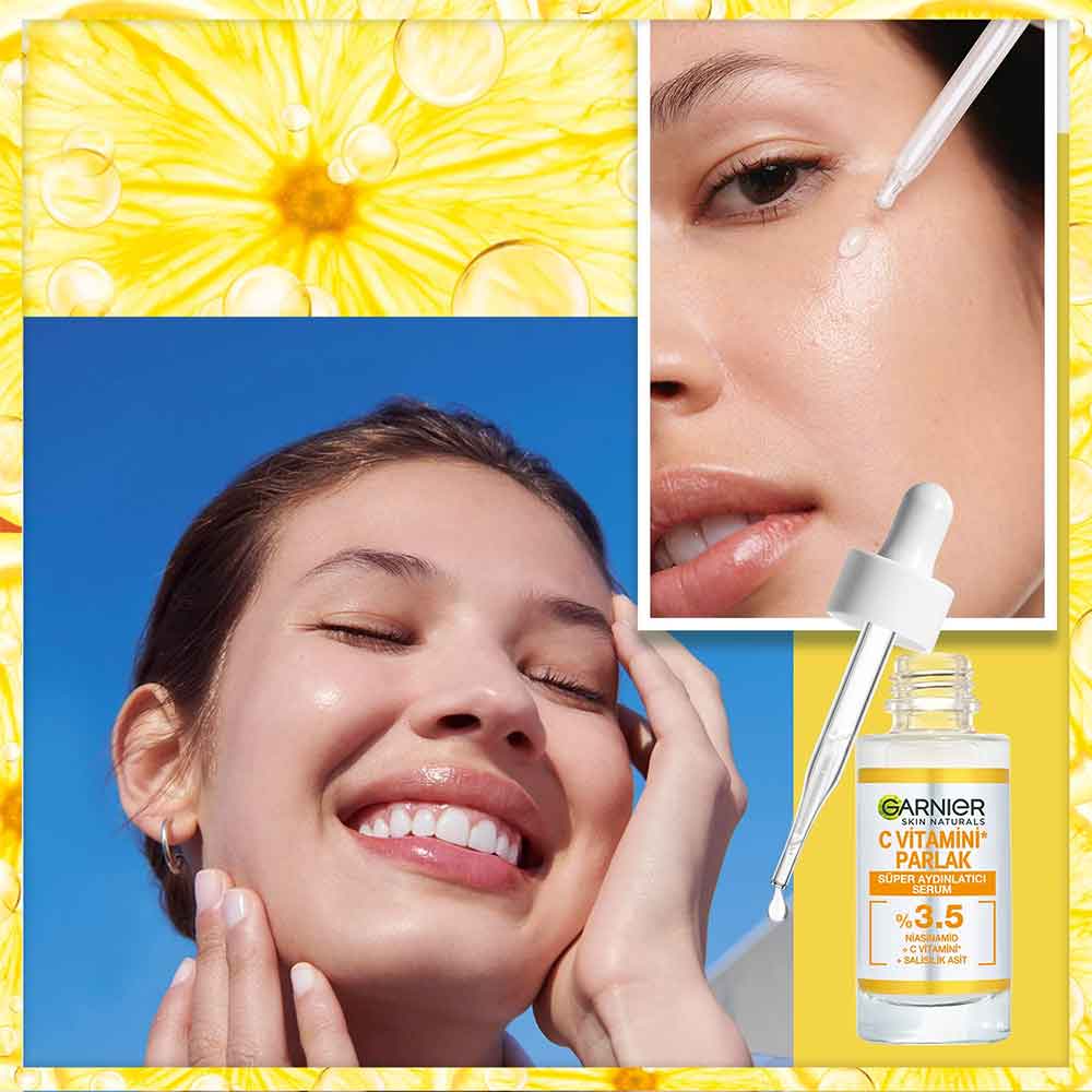 سرم ویتامین سی و نیاسینامید گارنیر 4 سرم ویتامین سی و نیاسینامید گارنیر - Image 4