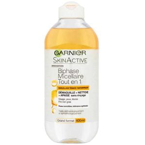 میسلار واتر دو فاز انواع پوست گارنیه