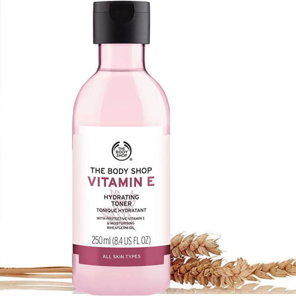 تونر آبرسان ویتامین E بادی شاپ 4 تونر آبرسان ویتامین E بادی شاپ