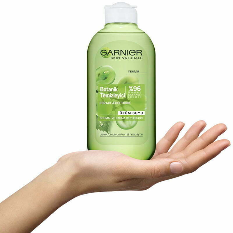 تونر پوست نرمال تا مختلط عصاره انگور بوتانیکال گارنیه 5 تونر پوست نرمال تا مختلط عصاره انگور بوتانیکال گارنیه - Image 5