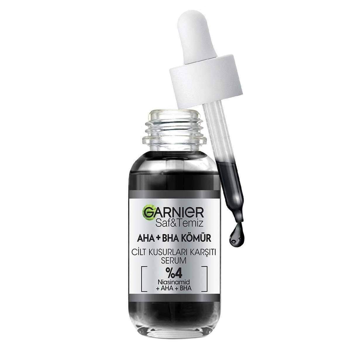 سرم لایه بردار زغال AHA+ BHA و نیاسینامید گارنیه 1 سرم لایه بردار زغال AHA+ BHA و نیاسینامید گارنیه