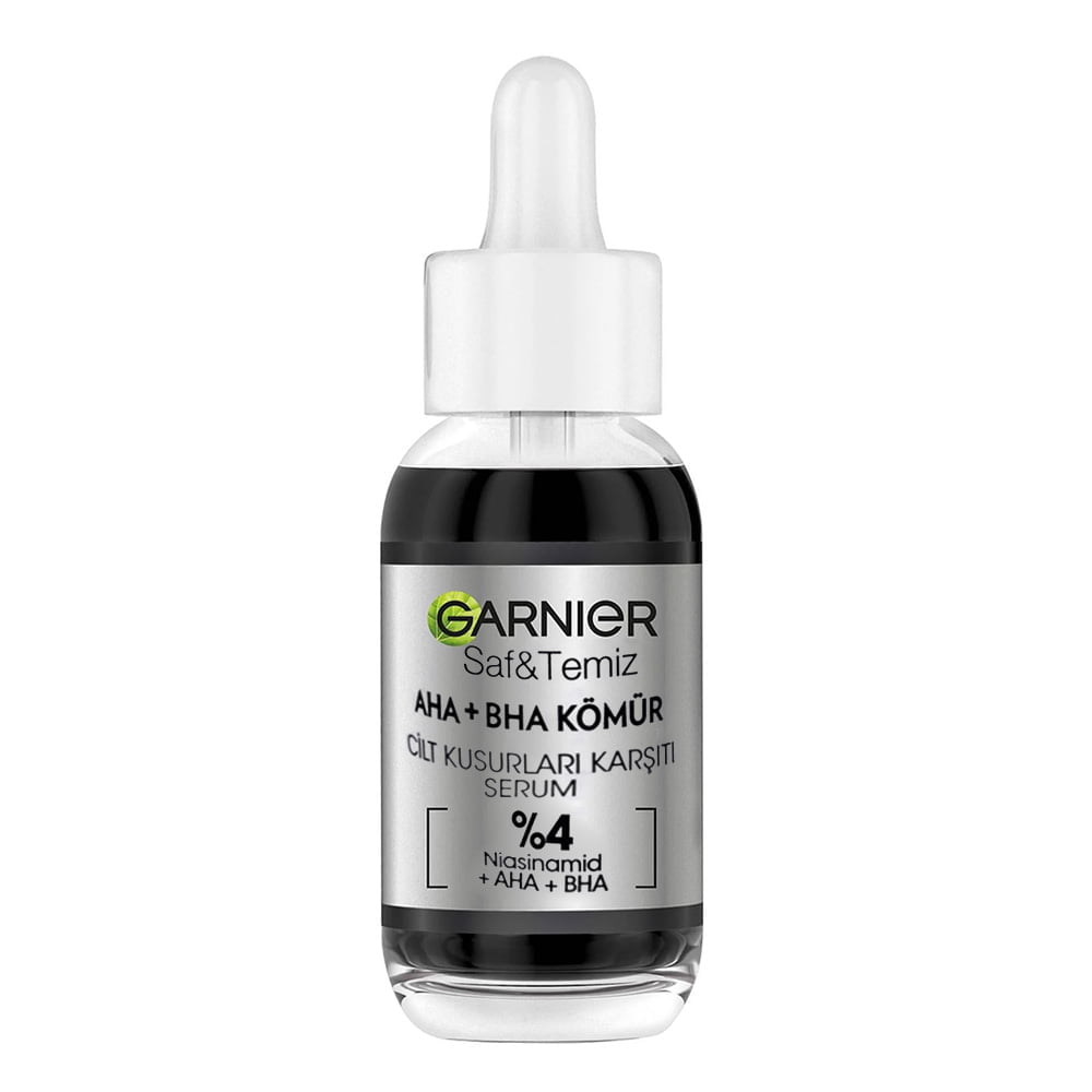سرم لایه بردار زغال AHA+ BHA و نیاسینامید گارنیه 3 سرم لایه بردار زغال AHA+ BHA و نیاسینامید گارنیه - Image 3