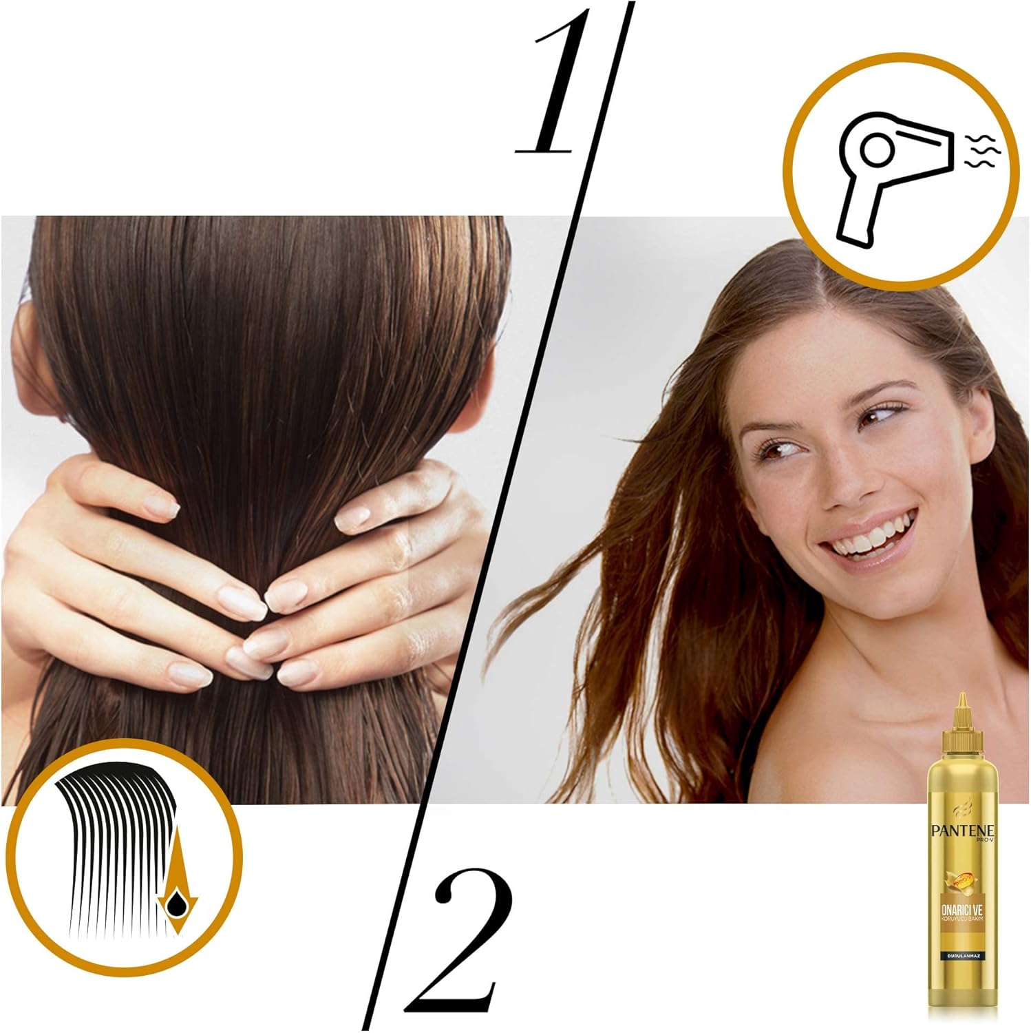 کرم مو آبرسان و حجم دهنده 300 میل پنتن طلایی Pantene 2 کرم مو آبرسان و حجم دهنده 300 میل پنتن طلایی Pantene - Image 2