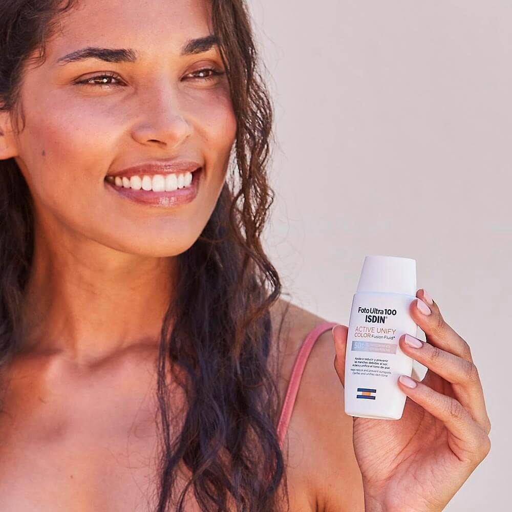 ضد آفتاب رنگی اکتیو یونیفای ایزدین SPF50 4 ضد آفتاب رنگی اکتیو یونیفای ایزدین SPF50 - Image 4