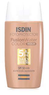 فلوئید ضدآفتاب فیوژن واتر ایزدین رنگی مدیوم 1 فلوئید ضدآفتاب فیوژن واتر ایزدین رنگی مدیوم