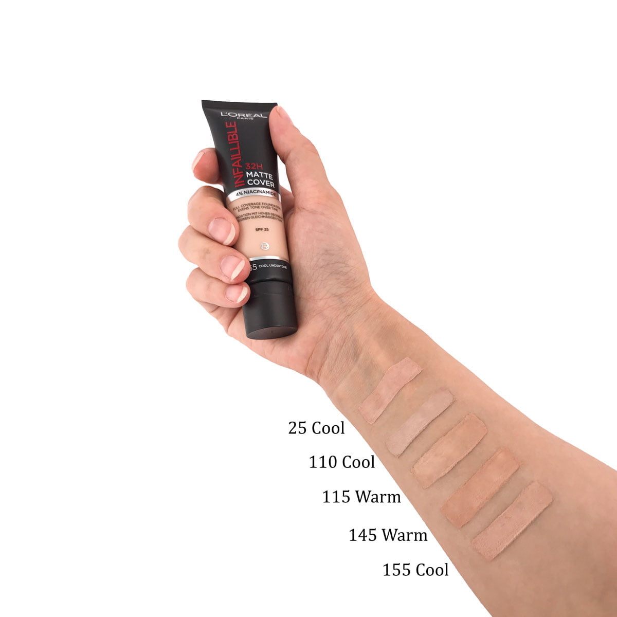 کرم پودر مات کاور اینفائیبل 32 ساعته لورال 30ml 3 کرم پودر مات کاور اینفائیبل 32 ساعته لورال 30ml - Image 3