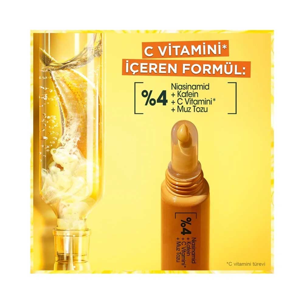 کرم دور چشم حاوی ویتامین سی گارنیه 15ml 4 کرم دور چشم حاوی ویتامین سی گارنیه 15ml - Image 4