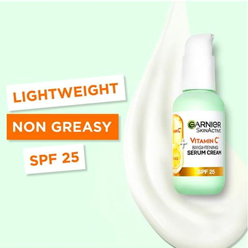سرم کرم روشن کننده ویتامین سی SPF25 گارنیه 50ml 3 سرم کرم روشن کننده ویتامین سی SPF25 گارنیه 50ml - Image 3