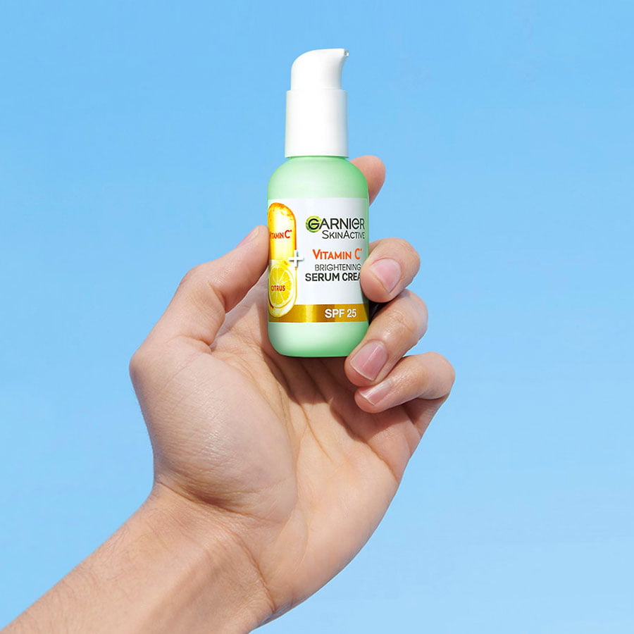 سرم کرم روشن کننده ویتامین سی SPF25 گارنیه 50ml 6 سرم کرم روشن کننده ویتامین سی SPF25 گارنیه 50ml - Image 6