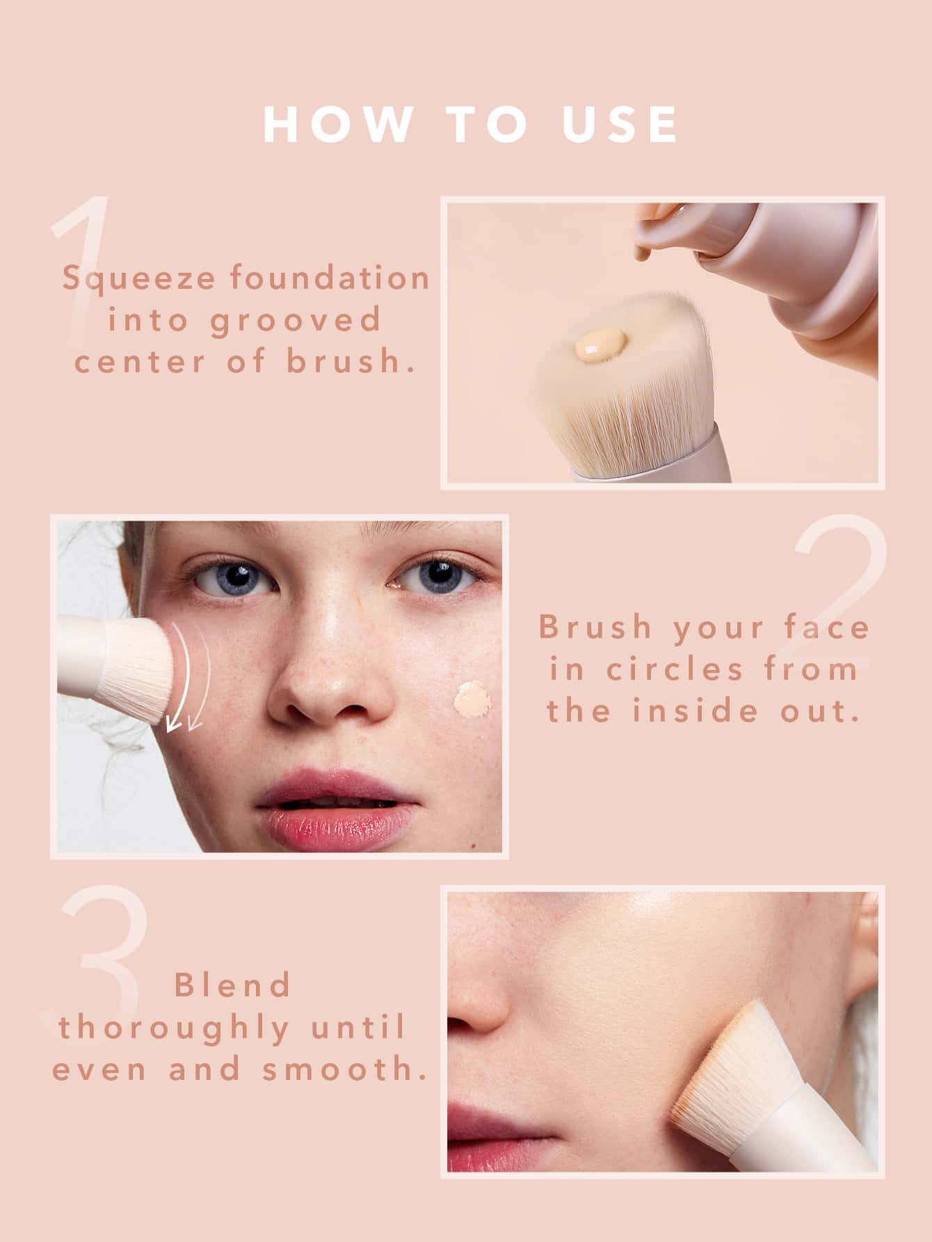 براش کرم پودر شیگلم مدل Skinfinite 2 براش کرم پودر شیگلم مدل Skinfinite - Image 2