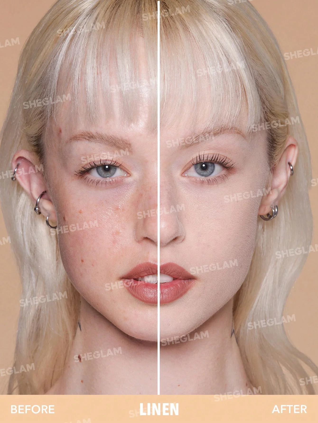 پنکک کرم پودری شیگلم حجم 11 گرم SHEGLAM Powder Foundation 15 پنکک کرم پودری شیگلم حجم 11 گرم SHEGLAM Powder Foundation - Image 15