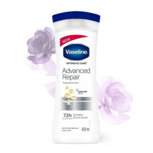 لوسیون بدن وازلین 400 میل مدل Advanced Repair 8 وازلین سفید