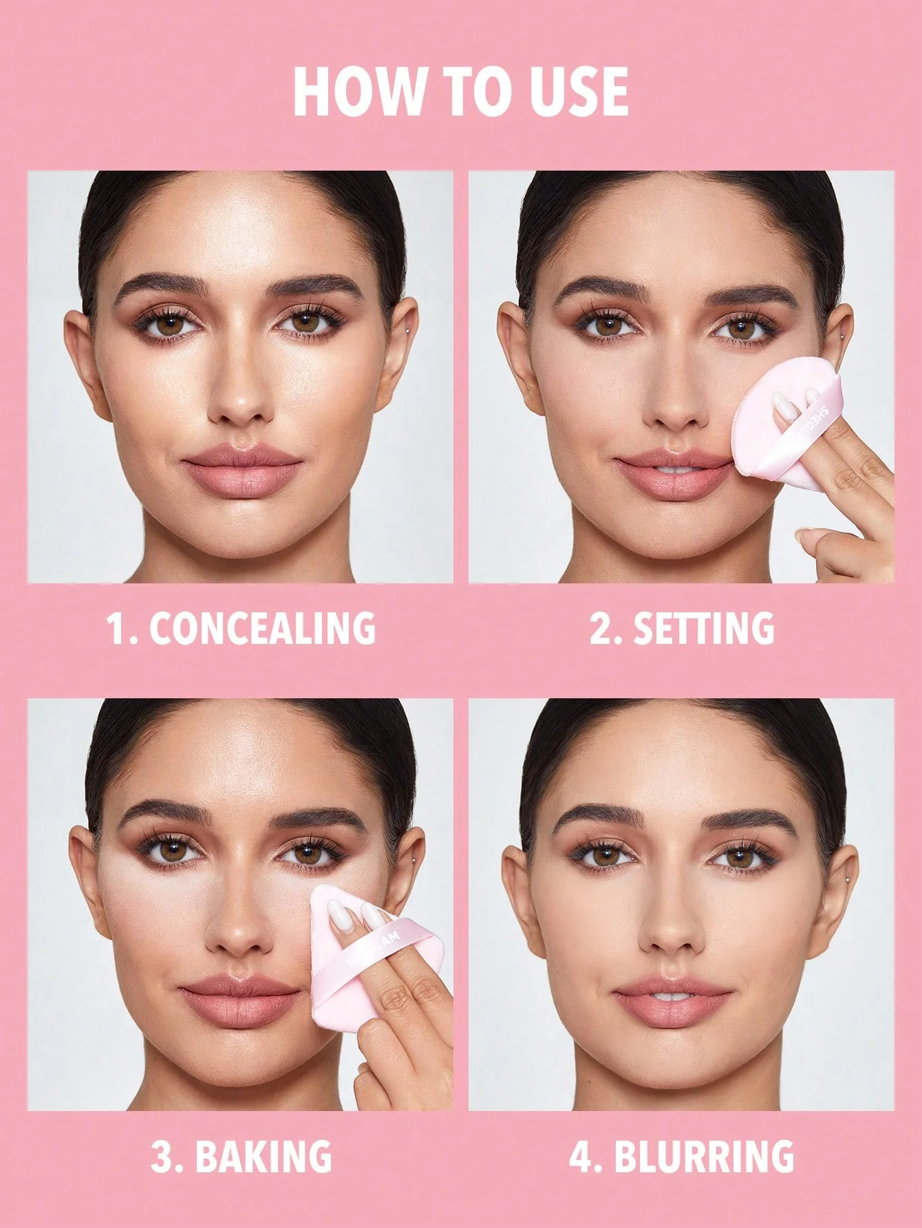 ست 3 عددی پاف بلندر شیگلم Sheglam 4 ست 3 عددی پاف بلندر شیگلم Sheglam - Image 4