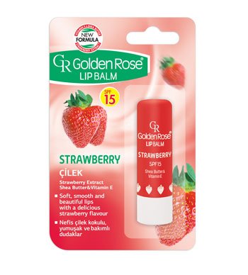 بالم لب توت فرنگی اس پی اف 15 گلدن رز 1 بالم لب توت فرنگی اس پی اف 15 گلدن رز