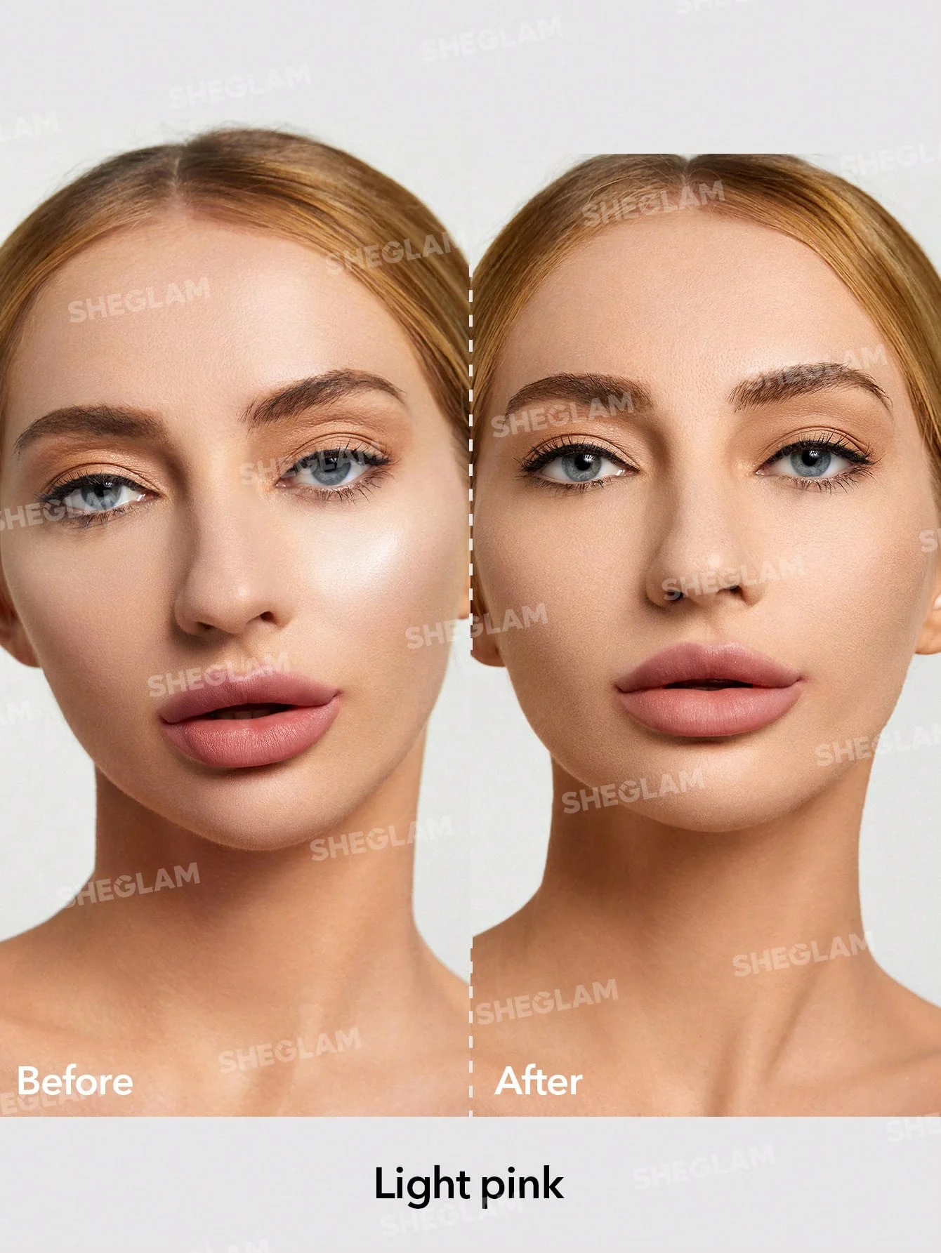 پودر فیکس شیگلم رنگ LIGHT PINK 3 پودر فیکس شیگلم رنگ LIGHT PINK - Image 3