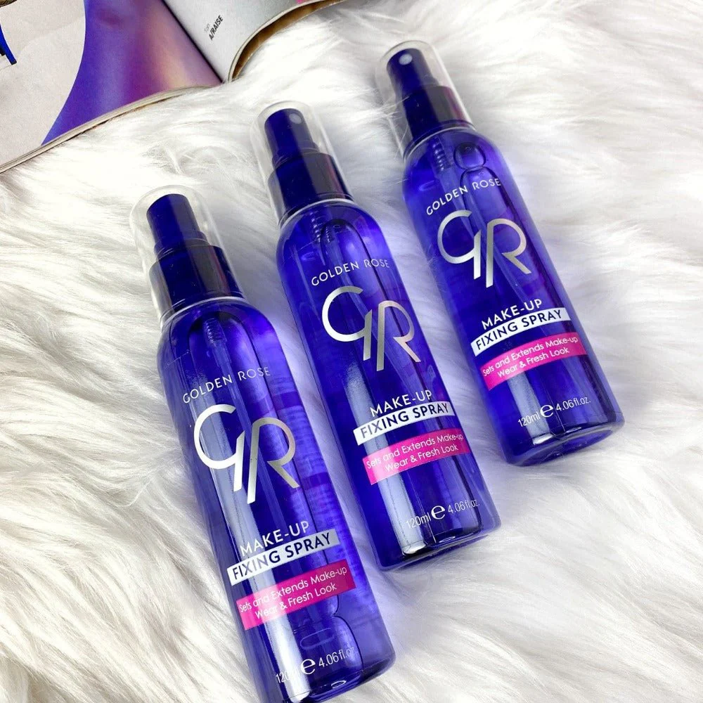 اسپری تثبیت کننده آرایش 120 میل گلدن رز Golden Rose 3 اسپری تثبیت کننده آرایش 120 میل گلدن رز Golden Rose - Image 3