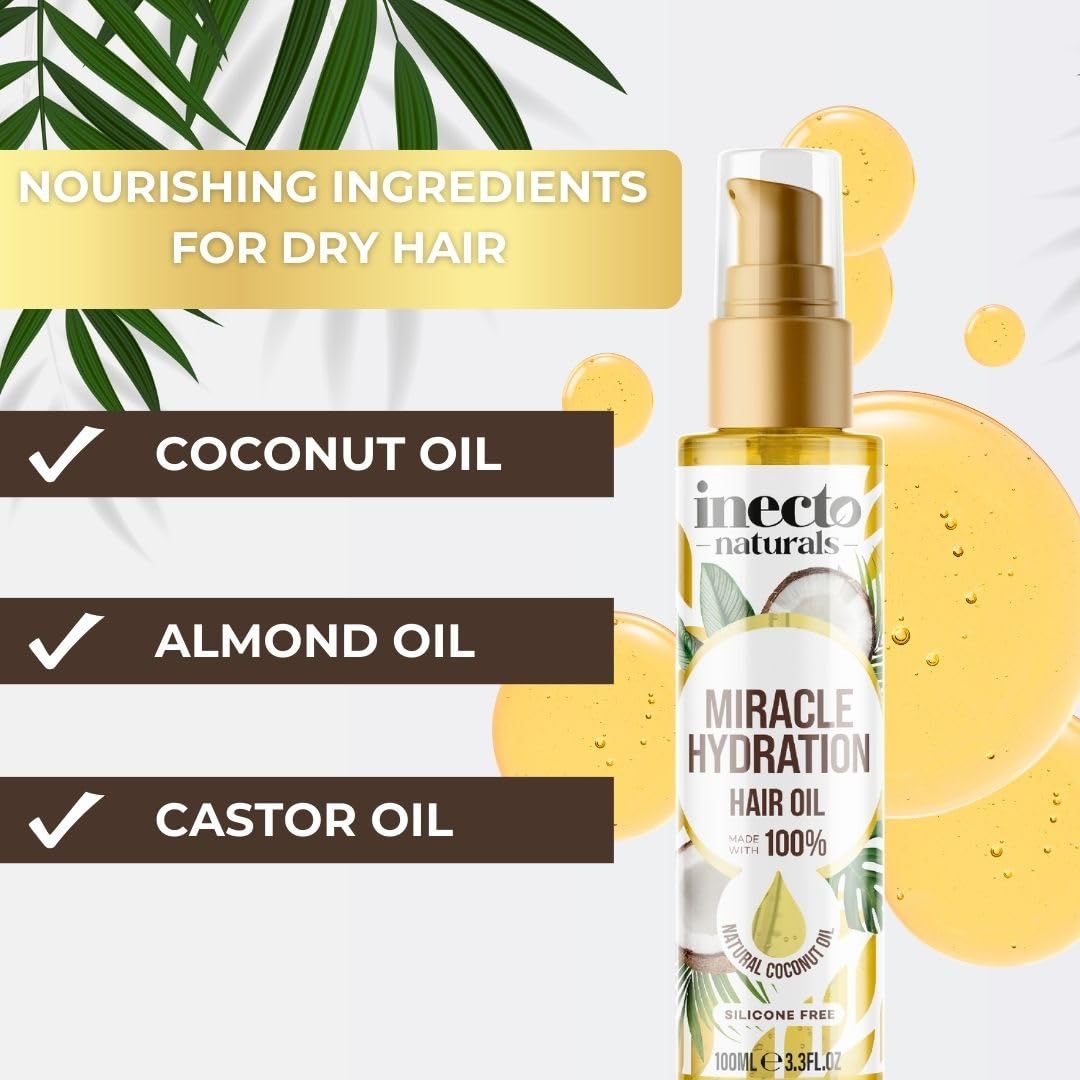 روغن مو آبرسان نارگیل 100 میل اینکتو مدل Miracle 2 روغن مو آبرسان نارگیل 100 میل اینکتو مدل Miracle - Image 2