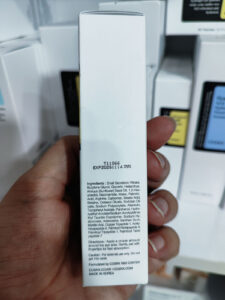 کرم دور چشم پپتید حلزون 25 میل کوزارکس COSRX 6 بسته بندی و تاریخ انقضا کرم دور چشم پپتید حلزون کوزارکس اصل