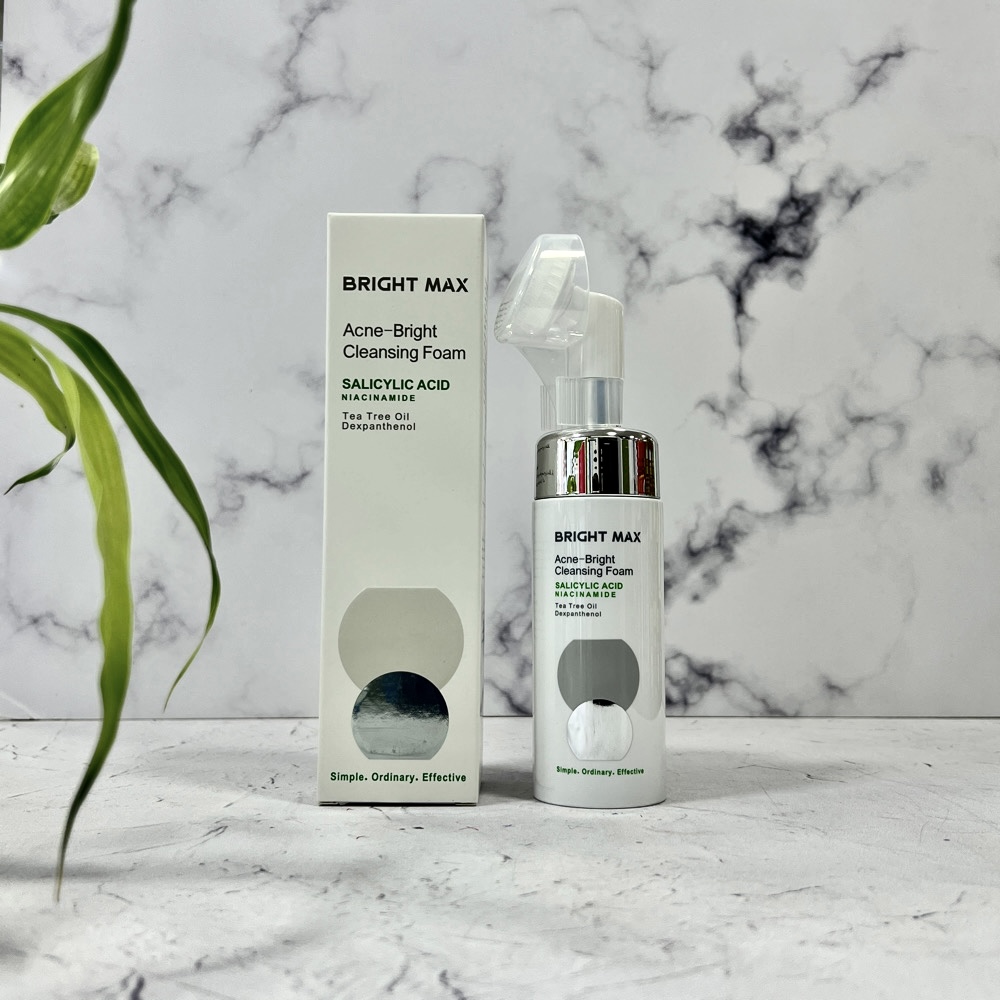 فوم پاک کننده صورت 150 میل برایت مکس مدل آکنه برایت Bright Max 2 فوم پوست چرب برایت مکس 2