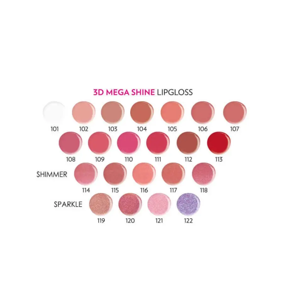 رژ لب مایع براق گلدن رز مدل Mega Shine 3D 6 رژ لب مایع براق گلدن رز مدل Mega Shine 3D - Image 6