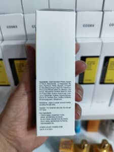 شیوه مصرف و مواد تشکیل دهنده اسنس دوگانه حلزون کوزارکس