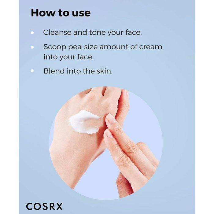 کرم آبرسان هیالورونیک اسید 100 گرم کوزارکس COSRX 2 کرم آبرسان هیالورونیک اسید 100 گرم کوزارکس COSRX - Image 2