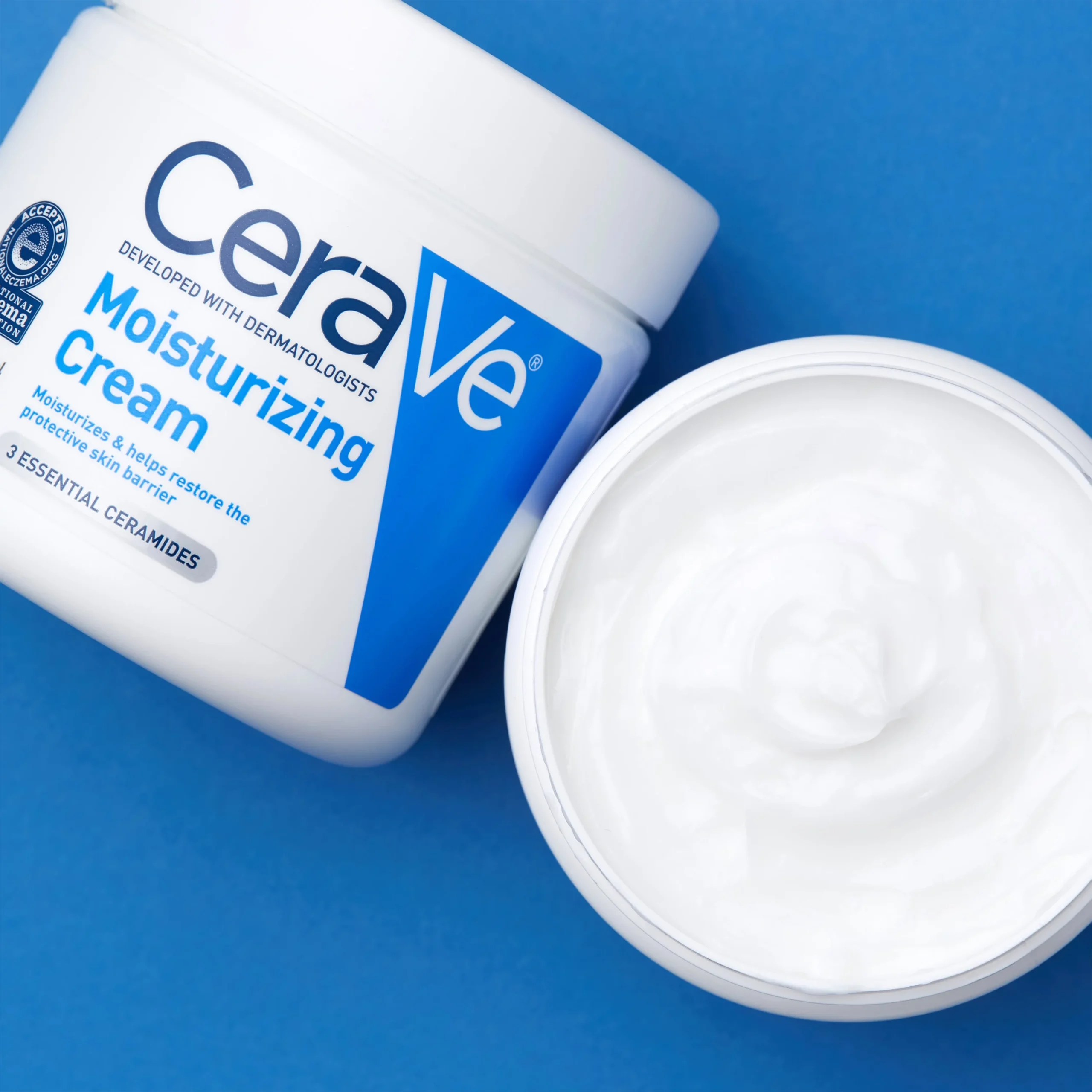 کرم مرطوب کننده و آبرسان 340 گرم سراوی CeraVe مناسب پوست خشک و خیلی خشک 6 CeraVe Moisturizing Cream Daily Face and Body Moisturizer for Normal to Dry Skin 16 oz 2 Packs 8dc913f3 e222 468a 92e4 115462457318.70a0afcc597d2e03435eec0677fbf 1 scaled