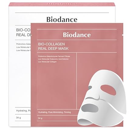 ماسک ورقه ای کلاژن بیودنس BIODANCE (بسته 4 عددی) 3 ماسک ورقه ای کلاژن ساز بیودنس