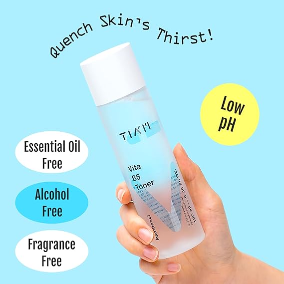 تونر آبرسان حاوی ویتامین B5 تیام 180 میلی لیتر TIAM 6 تونر آبرسان حاوی ویتامین B5 تیام