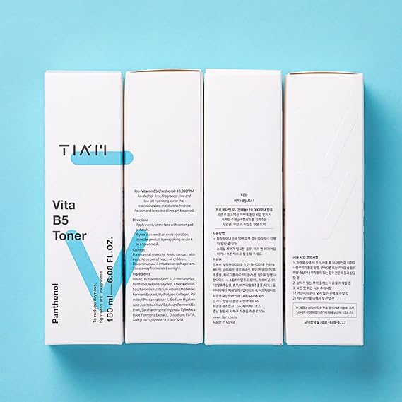 تونر آبرسان حاوی ویتامین B5 تیام 180 میلی لیتر TIAM 2 TIAM Vita B5 Toner