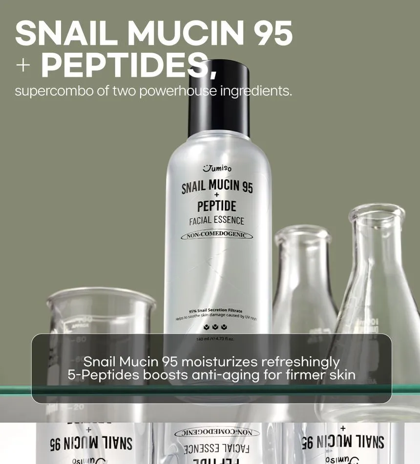 اسنس آبرسان حلزون جومیسو JUMISO Snail Mucin 95% + Peptide 2 اسنس آبرسان حلزون جومیسو JUMISO Snail Mucin 95% + Peptide - Image 2