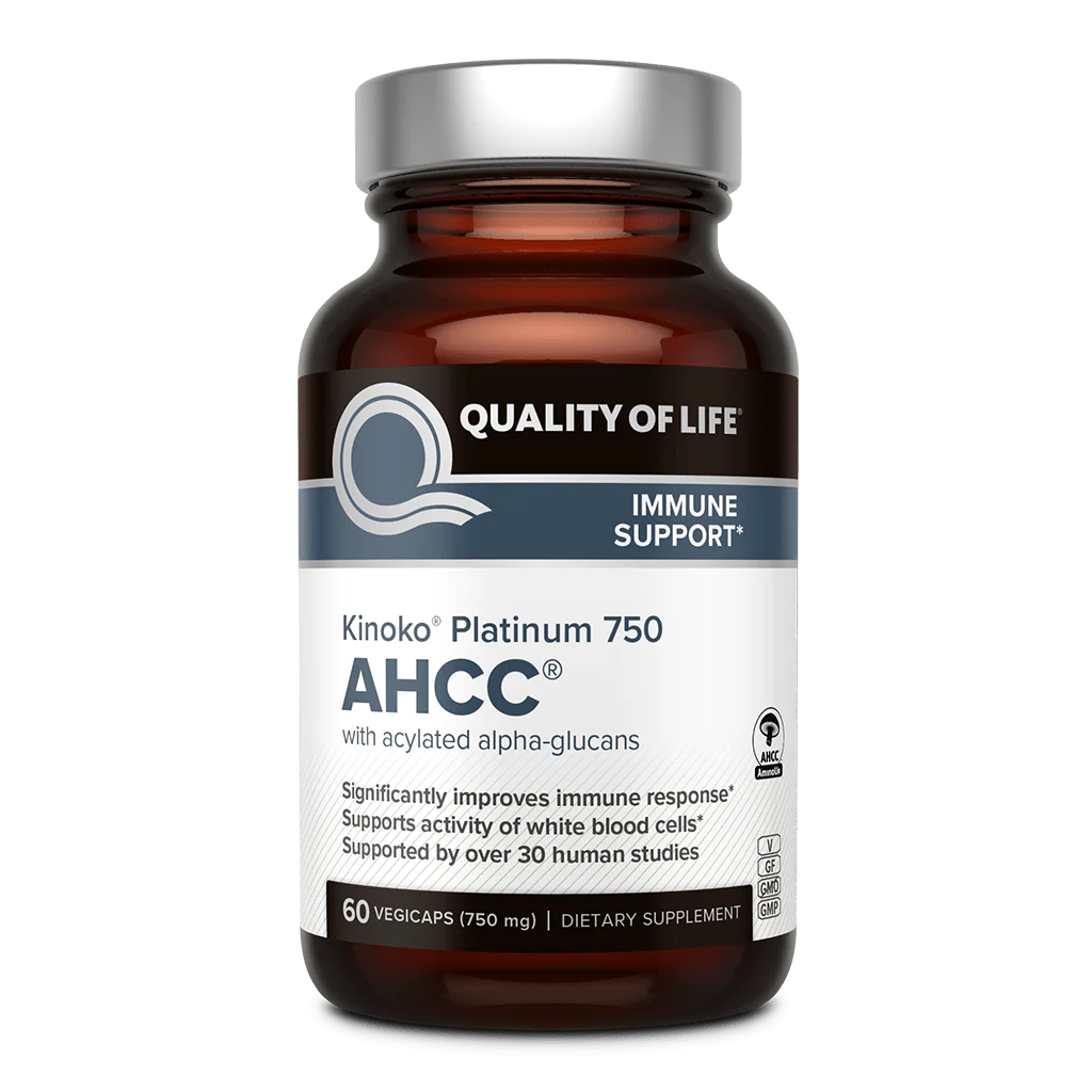کپسول AHCC Kinoko مدل پلاتینیوم 60 تایی 750mg 1 کپسول AHCC Kinoko مدل پلاتینیوم 60 تایی 750mg