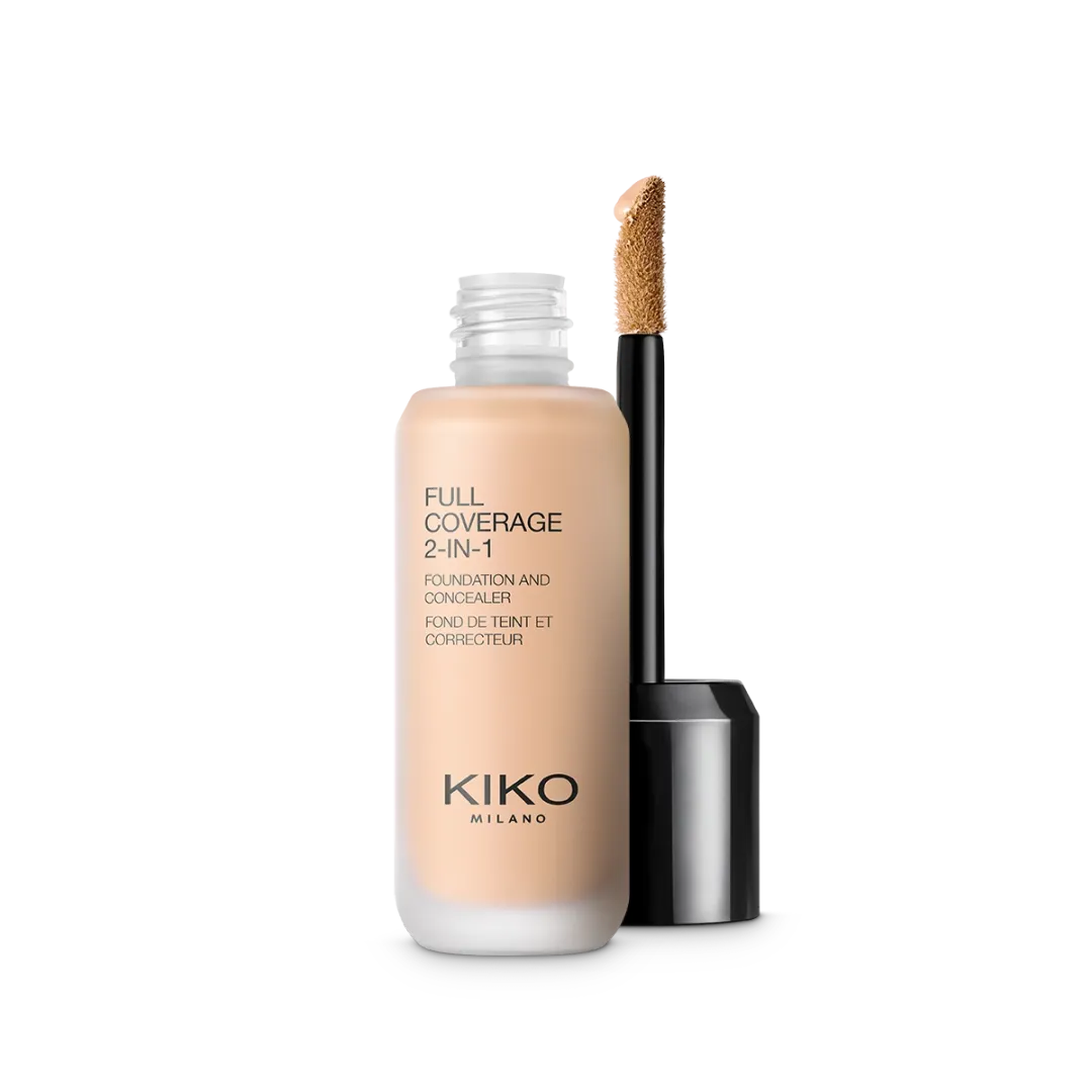 کرم پودر و کانسیلر 2 در 1 کیکو مدل Full Coverage 1 کرم پودر و کانسیلر 2 در 1 کیکو مدل Full Coverage