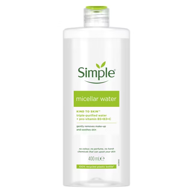 میسلار واتر سیمپل 400 میلی لیتر 1 میسلار واتر سیمپل 400 میلی لیتر