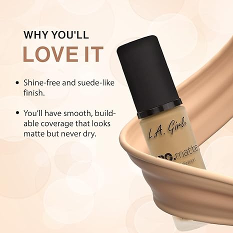 کرم پودر ال ای گرل مدل L.A. Girl Pro Matte Foundation 5 کرم پودر ال ای گرل مدل L.A. Girl Pro Matte Foundation - Image 5