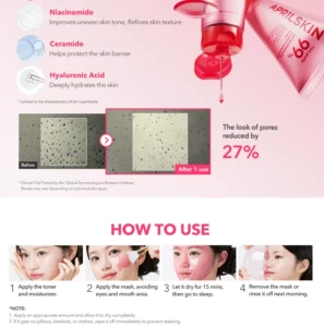 ماسک شب نیاسینامید اپریل اسکین 80 میلی لیتر 4 L g0218084065 002