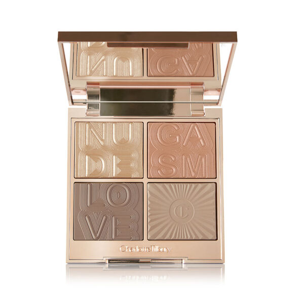 پالت درخشانکننده گلوگاسم Charlotte Tilbury 1 پالت درخشانکننده گلوگاسم Charlotte Tilbury