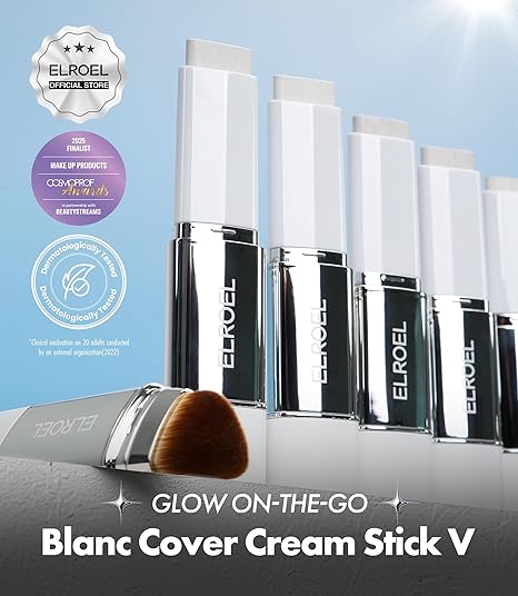 استیک کرم پودر چندکاره الروال ELROEL BLANC COVER CREAM STICK در 3 رنگ بندی 3 استیک کرم پودر چندکاره الروال ELROEL BLANC COVER CREAM STICK در 3 رنگ بندی - Image 3