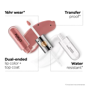 رژ لب مایع کیکو دابل تاچ Unlimited Double Touch | ماندگاری 12 ساعته، ضد انتقال و براق 9 07 20251022 1