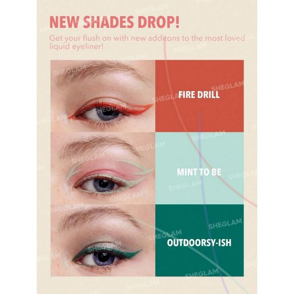 خط چشم رنگی شیگلم رنگ TMI مدل COLOR CRUSH 2 خط چشم رنگی شیگلم رنگ TMI مدل COLOR CRUSH - Image 2