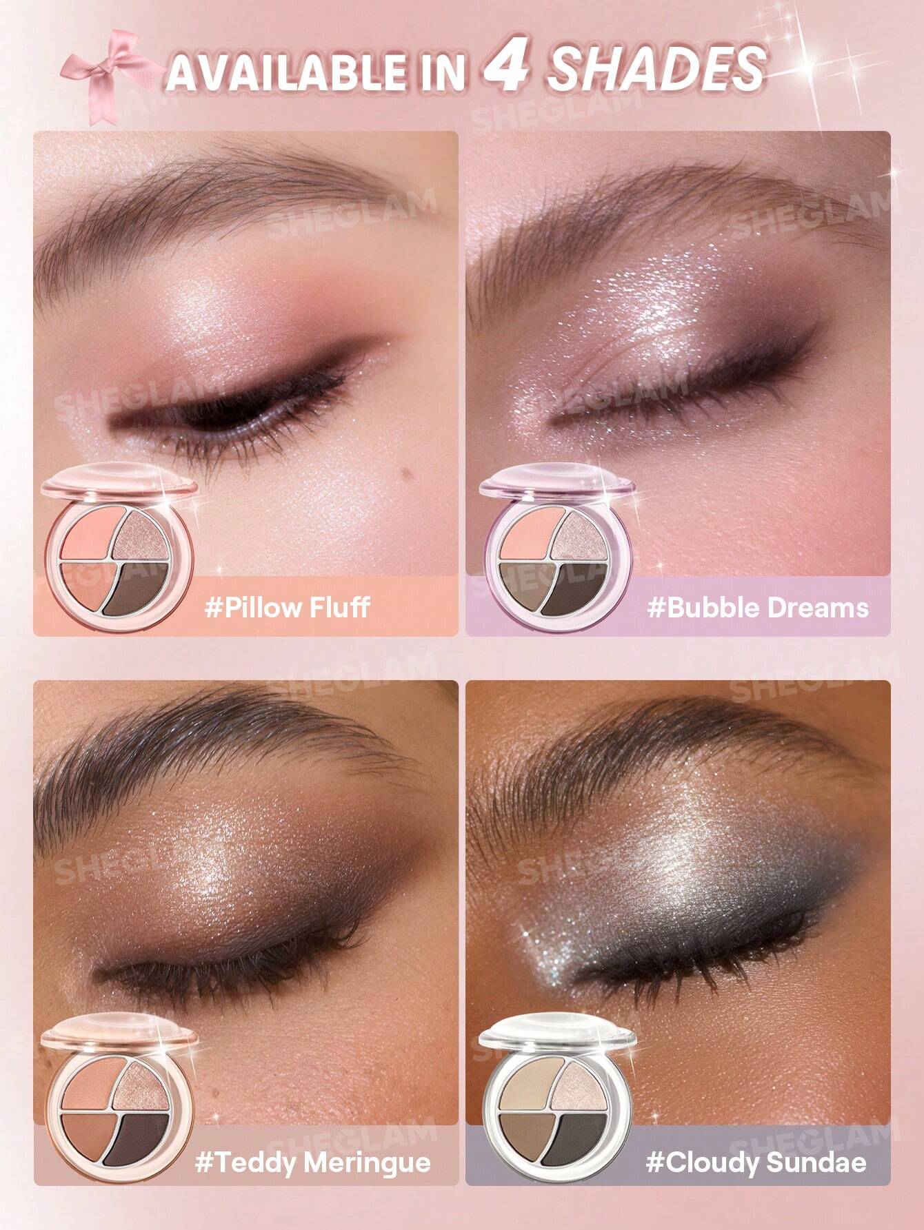 مینی پالت سایه دی دریمر شیگلم 4 رنگ بندی Daydreamer Mini Palettes 7 مینی پالت سایه دی دریمر شیگلم 4 رنگ بندی Daydreamer Mini Palettes - Image 7