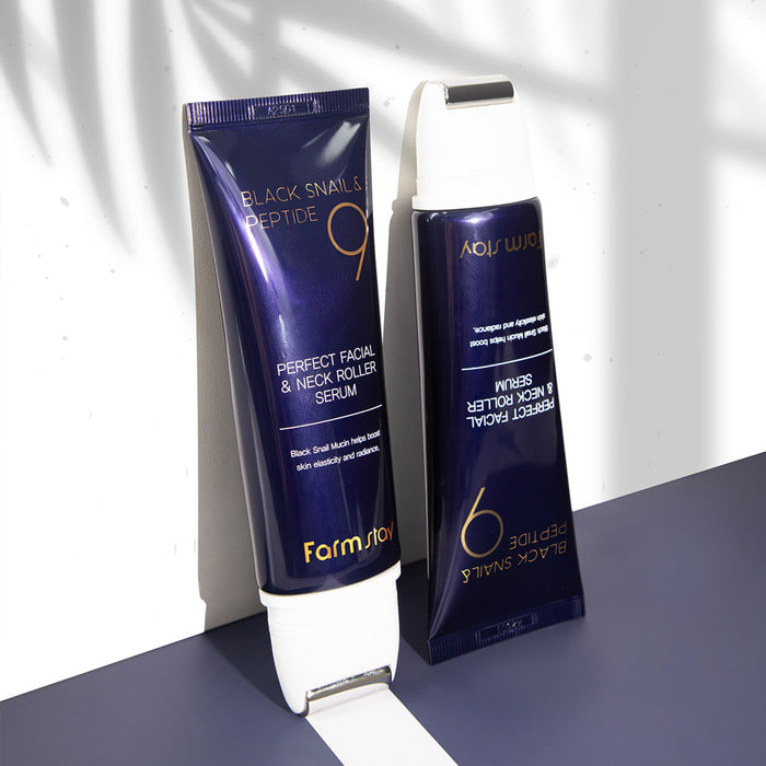 سرم رولی لیفت گردن و صورت فارم استی Farmstay Black Snail & Peptide 9 Perfect 3 سرم رولی لیفت گردن و صورت فارم استی Farmstay Black Snail & Peptide 9 Perfect - Image 3