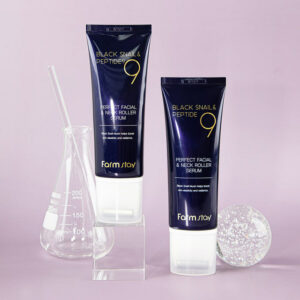 سرم رولی لیفت گردن و صورت فارم استی Farmstay Black Snail & Peptide 9 Perfect 9 a7b51d10576fde220ce57ed69e9971ad